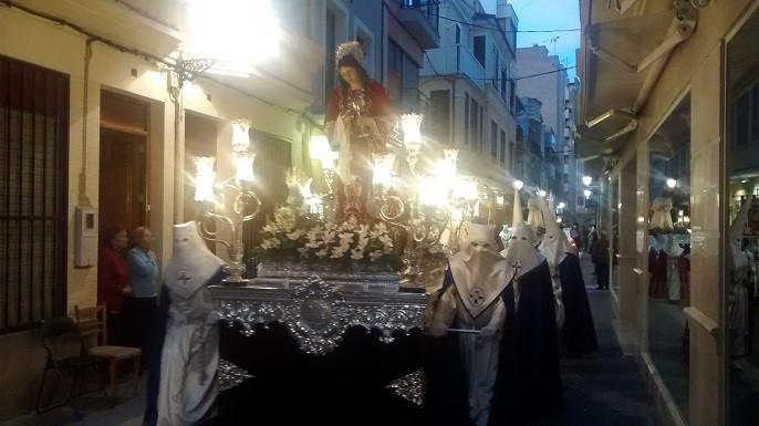 Uno de los pasos de la Cofradía María Magdalena de Vila-real.