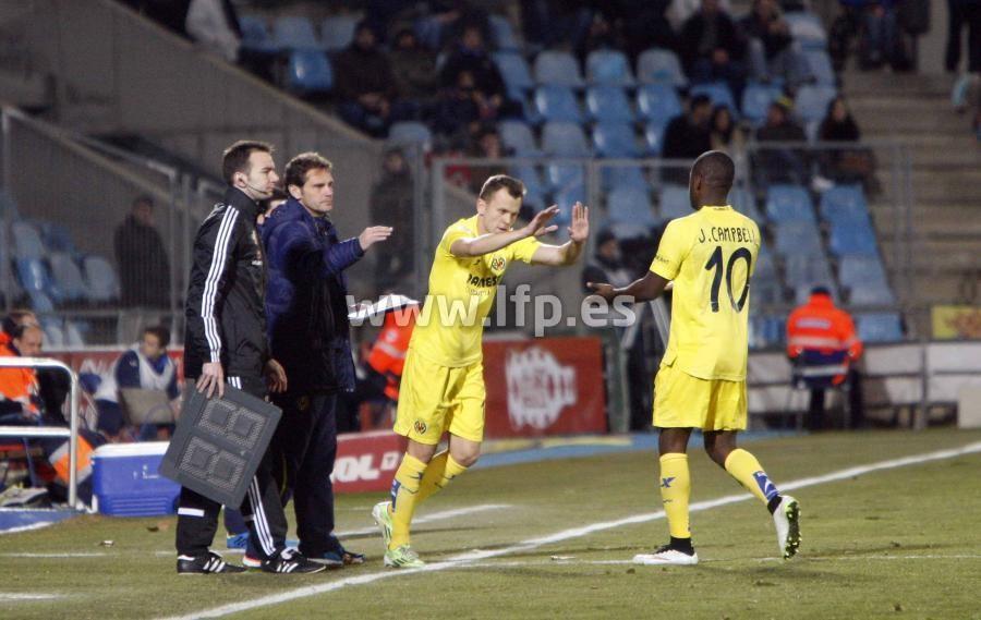 Joel Campbell debutó de amarillo, sustituido en el minuto 61. FOTO: LFP