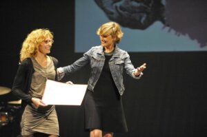 Verónica Ruiz en los Premis Ciutat Castelló 2017