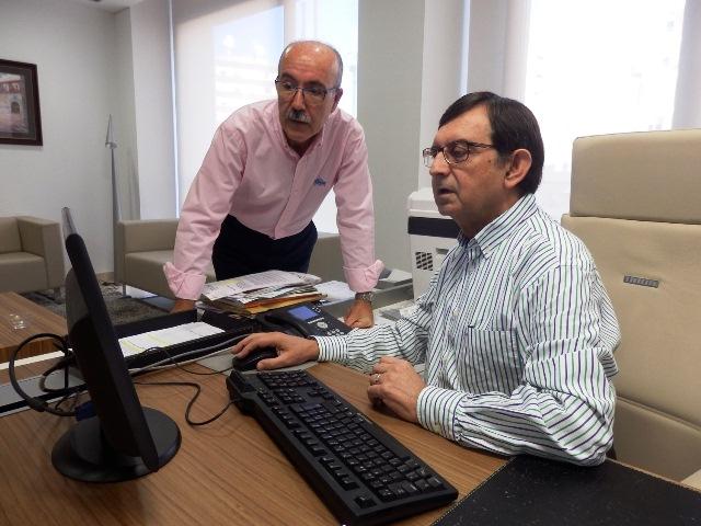 Vicente Casanova y Luis Martínez