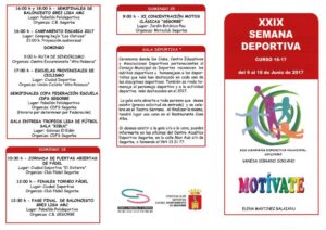 XXIX Semana deportiva segorbe1