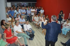 Ximo Puig en sede PSPV Castelló