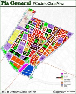 Plano Plan General Castellón avenida de Valencia 090217
