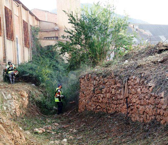 Actuación de limpieza y acondicionamiento de los caminos de Onda.