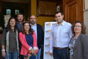 Representantes provinciales y locales de Compromís.