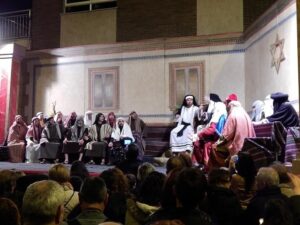 borriol, representación pasión de nueva jerusalen