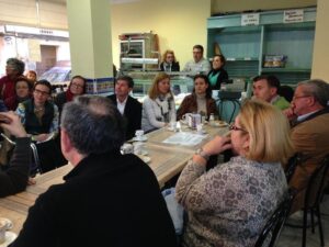 café con el alcalde Bataller- La Guinea 4II15 (4)