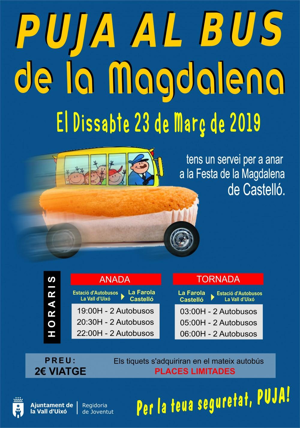 cartel bus de la magdalena 2019