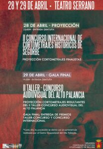 cartel exhibición cortos