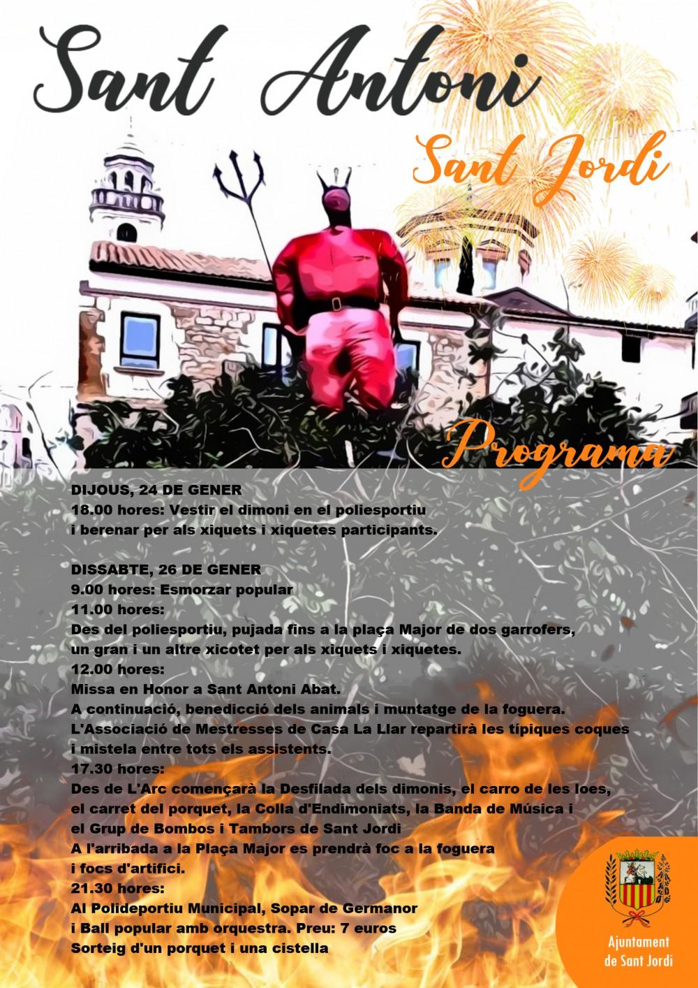 cartel sant antoni