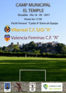 cartell futbol femení