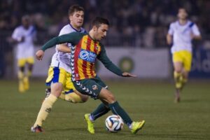 Pruden en una acción del partido contra el Torrevieja. FOTO: CD CASTELLÓN