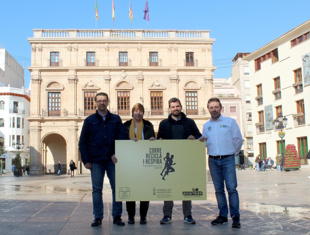 Marató BP Castelló fomenta el reciclaje de la mano de la Conselleria y Ecoembes.
