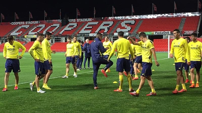 2017-11-22 Europa League FC Astana - Villarreal CF Entrenamiento