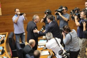 fabra y puig en el pleno de investidura