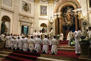 Ordenación en la catedral de Segorbe.