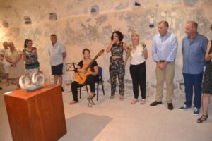 inauguración exposición 'piedra sobre piedra'