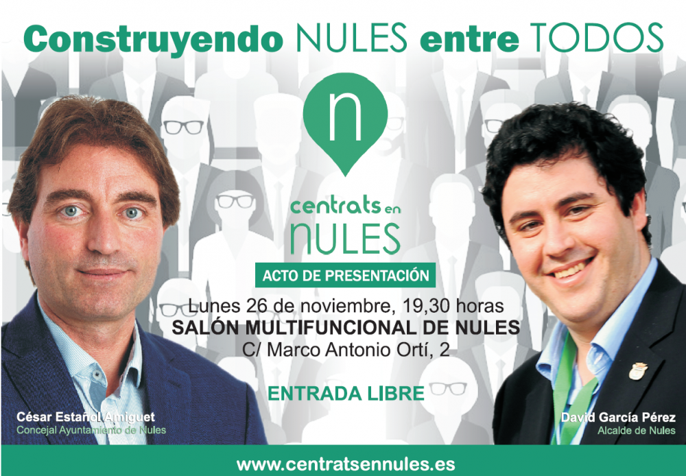 invitación acto presentación