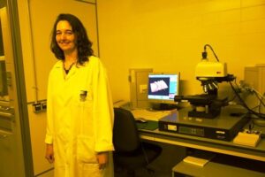 Una de las investigadoras