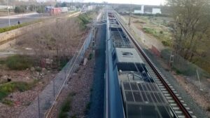 línea férrea entre vila-real y castellón