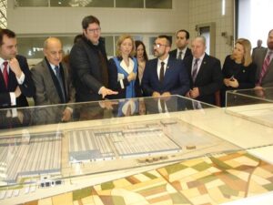 maqueta nuevas instalaciones Porcelanosa