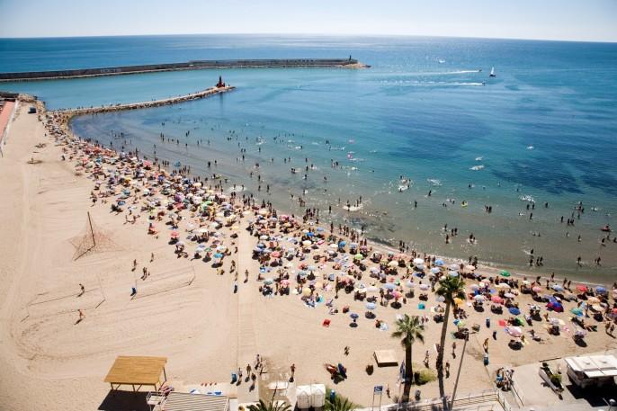 Playa del Morrongo en Benicarló.