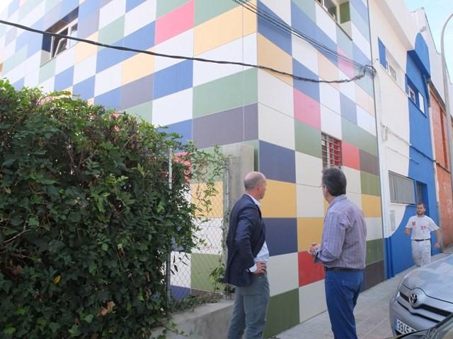 Recepción de las obras de ampliación del polideportivo municipal. 22/10/2013. AYUNTAMIENTO DE NULES