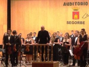 La Joven Orquesta Sinfónica en  Segorbe.