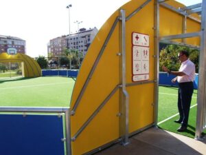 Pista en Botànic Calduch.