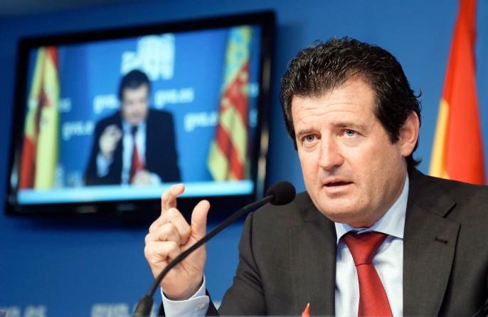 Rueda de prensa del conseller Ciscar, posterior al pleno del Consell. 16/05/2014. Foto. Calahorro.