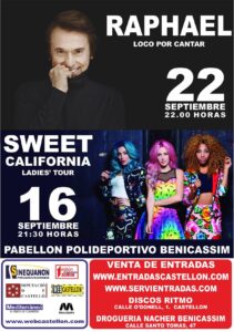 poster web Raphael Sweet California