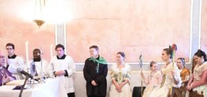 puig y marco, en la misa celebrada por el obispo en la ermita de la Magdalena