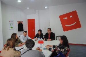 reunió que hem tingut des de Compromís per Vila-real amb les associacions soci-sanitàries per escoltar les seues propostes