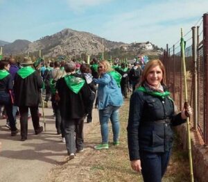 salomé pradas en la romería a la magdalena