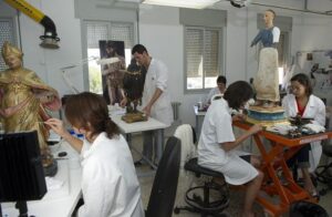 taller restauración obras arte diputación