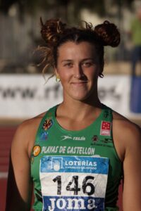 La lanzadora Paula Ferrandiz hizo 14,45 metros en lanzamiento de peso.