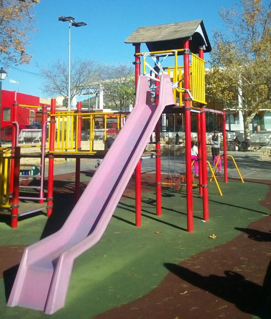 tobogán l'alcora pista jardin