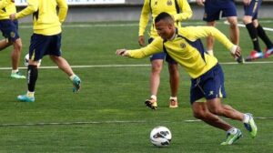 Once que presentó el Villarreal en el partido contra el Málaga en el Carranza. FOTO: VILLARREAL CF
