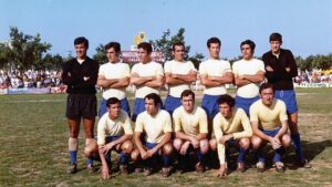 Uno de los onces del Villarreal que hace 47 años logró el ascenso a Segunda División.