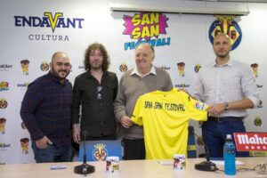 Endavant Cultura sigue creciendo con el acuerdo presentado este mediodía en la sala de prensa. FOTO: VILLARREAL CF