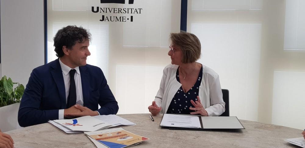 Francesc Colomer y Eva Alcón