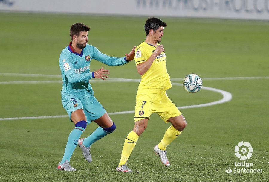 Gerard Pique y Gerard Moreno