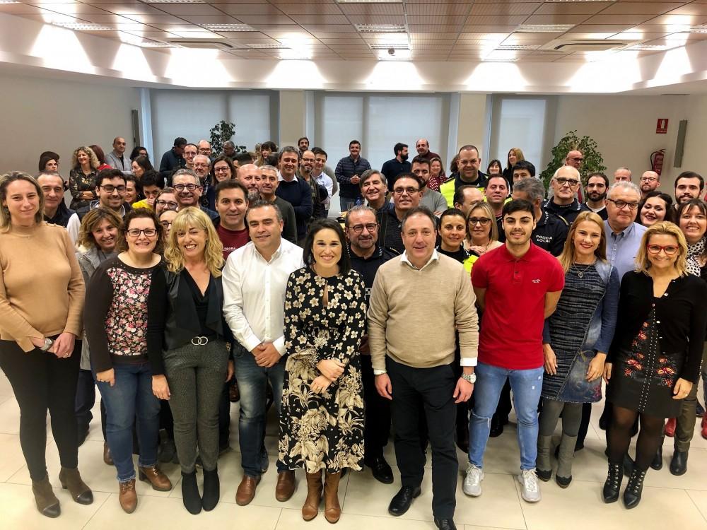 Almassora brindis Navidad