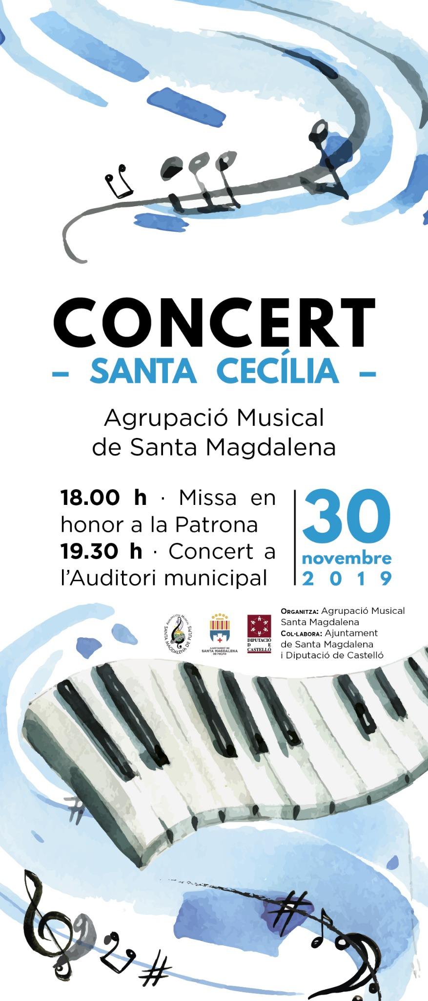 CARTELL  SANTA CECILIA