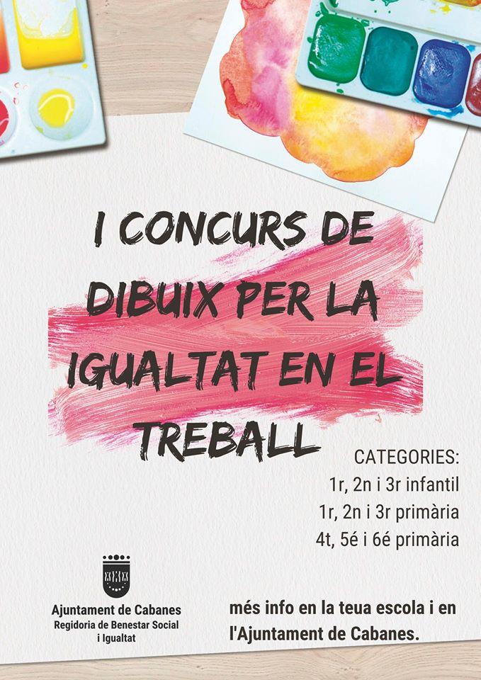 Cabanes presenta el primer concurso de dibujo por la igualdad para niÒos y niÒas
