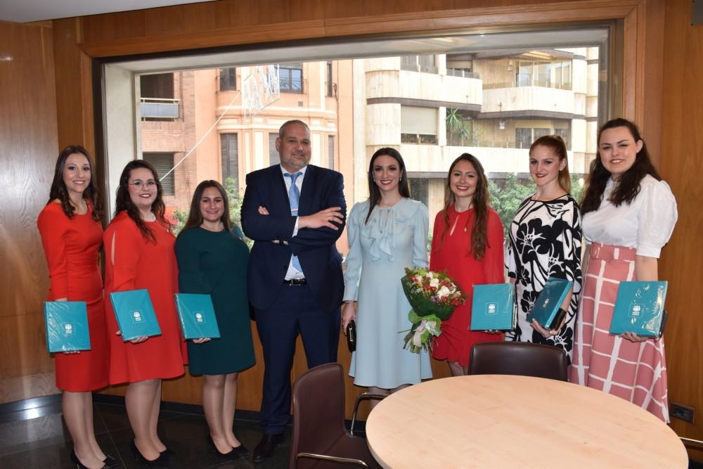 Cajamar visita Reina Fiestas Magdalena 01