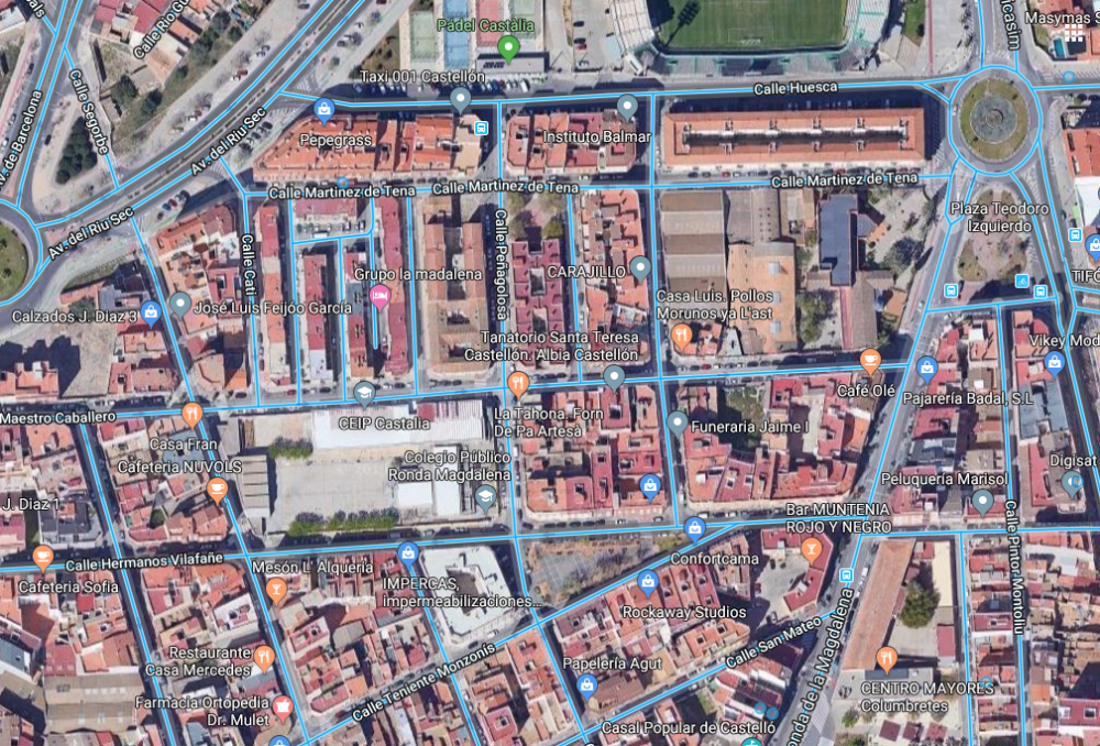 Barrio La Guinea Castellón Google