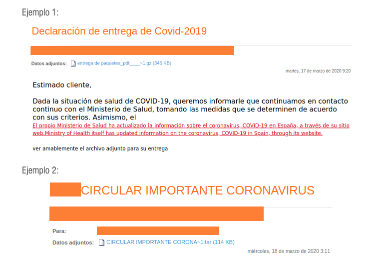 Osi alerta seguridad informatica Covid-19
