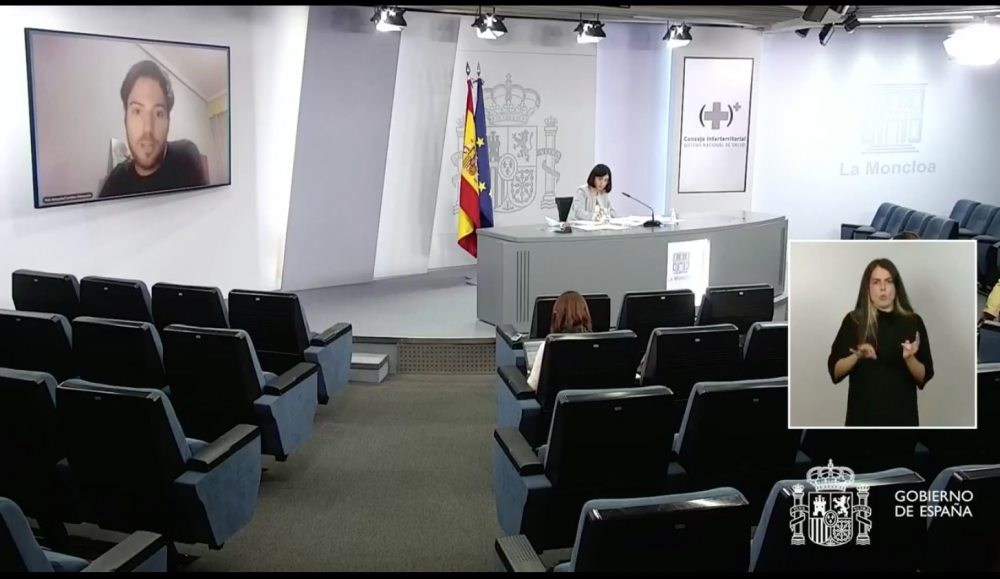 Rafa Mezquita pregunta a la Ministra de Sanidad, Carolina Darías