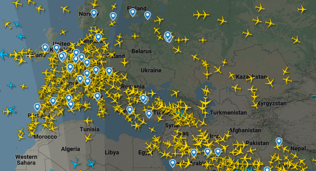 Situación aérea de Ucrania